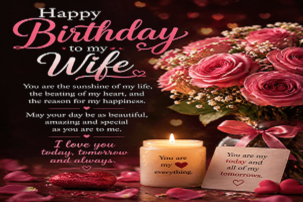 199 Birthday Wishes for Wife: From the Heart, For Every Moment