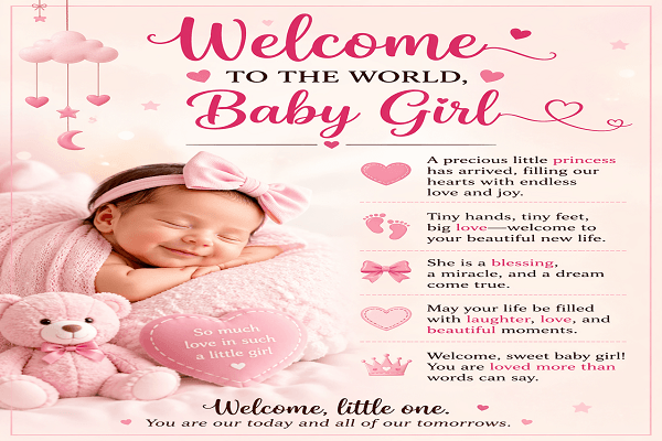 256 Welcome Newborn Baby Girl Quotes: Your Complete Guide to Celebrating Her Arrival