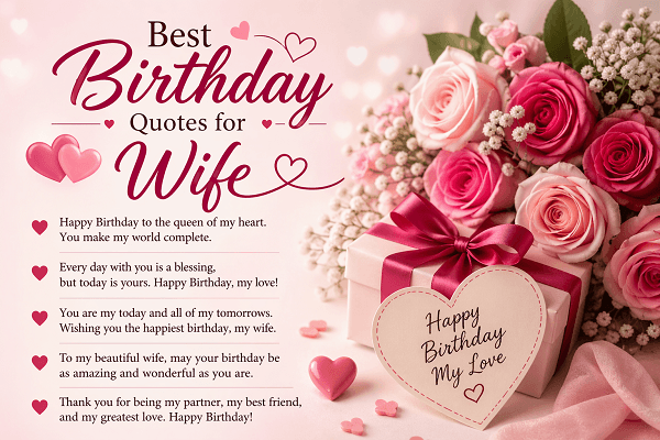 199 Best Birthday Quotes for Wife That Will Make Her Cry Happy Tears