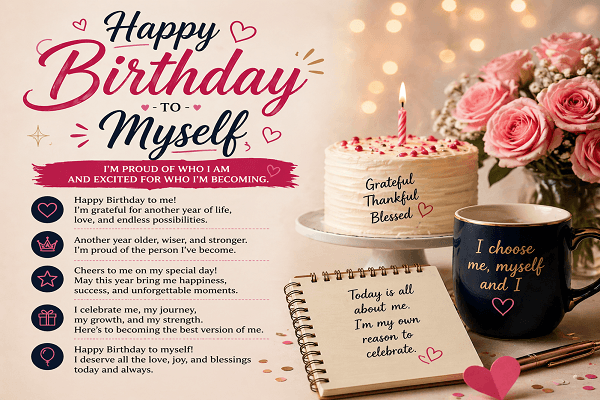 215 Happy Birthday to Myself Quotes: Celebrating Your Own Special Day