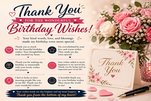 231 Thank You Quotes for Birthday Wishes: The Complete Guide to Responding with Grace